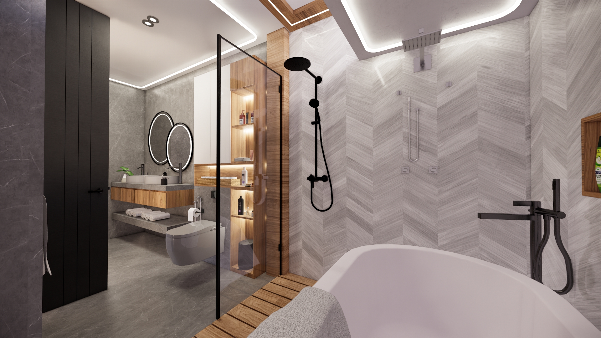 Bathroom at Auksbury Villas